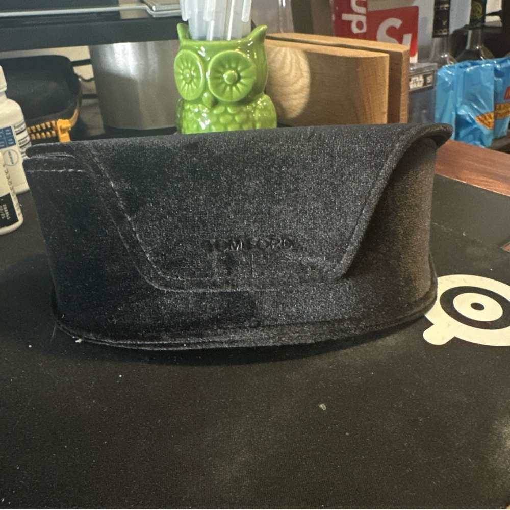 Tom Ford Black Velour Sunglass Case